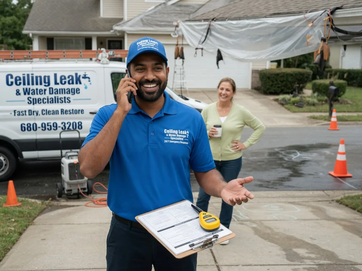 Ceiling Leak Cleanup Allendale, MI FAQs